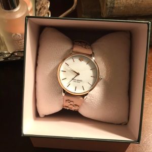 Kate spade pink leather watch